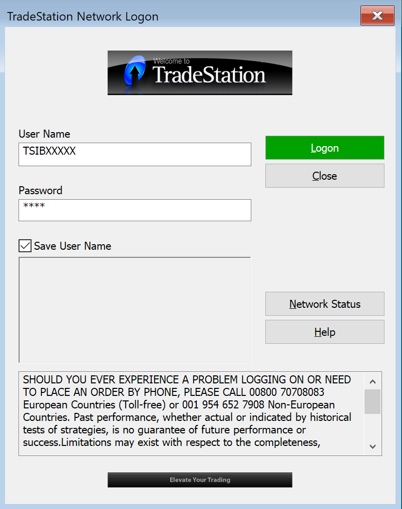Simulated Trading - TradeStation Global8